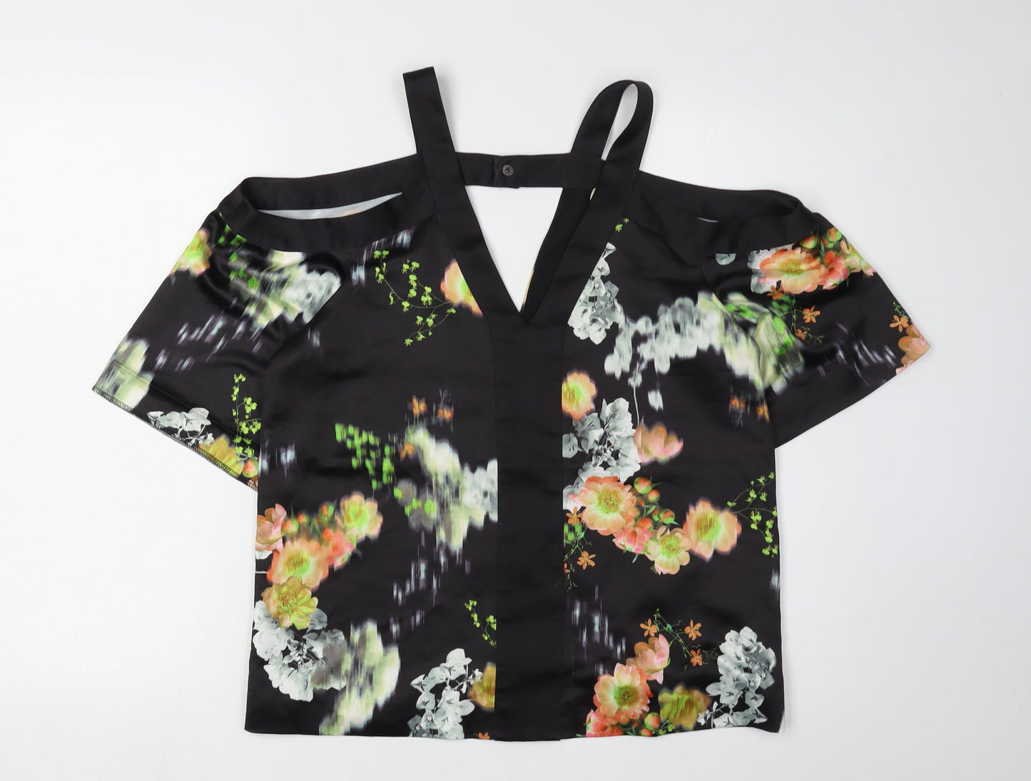Womens UK Size 10 Whistles Black  Blouse