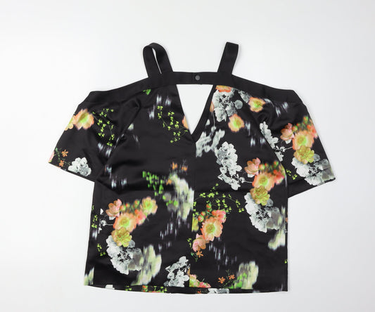 Womens UK Size 10 Whistles Black  Blouse