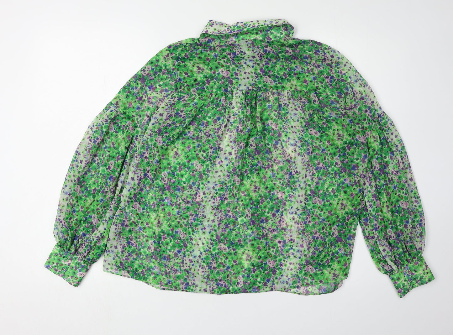 Womens UK Size 8 River Island Green  Blouse