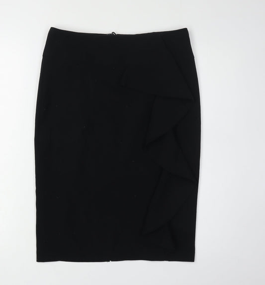 Marks & Spencer Black Pencil Skirt, Size 10, Workwear
