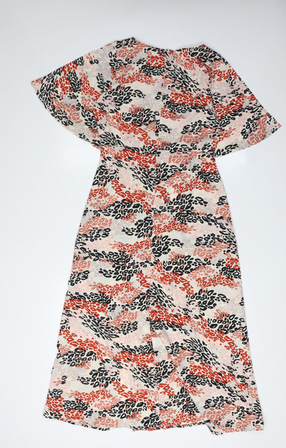 Quiz Women's Multicoloured Animal Print Dress, Size 10