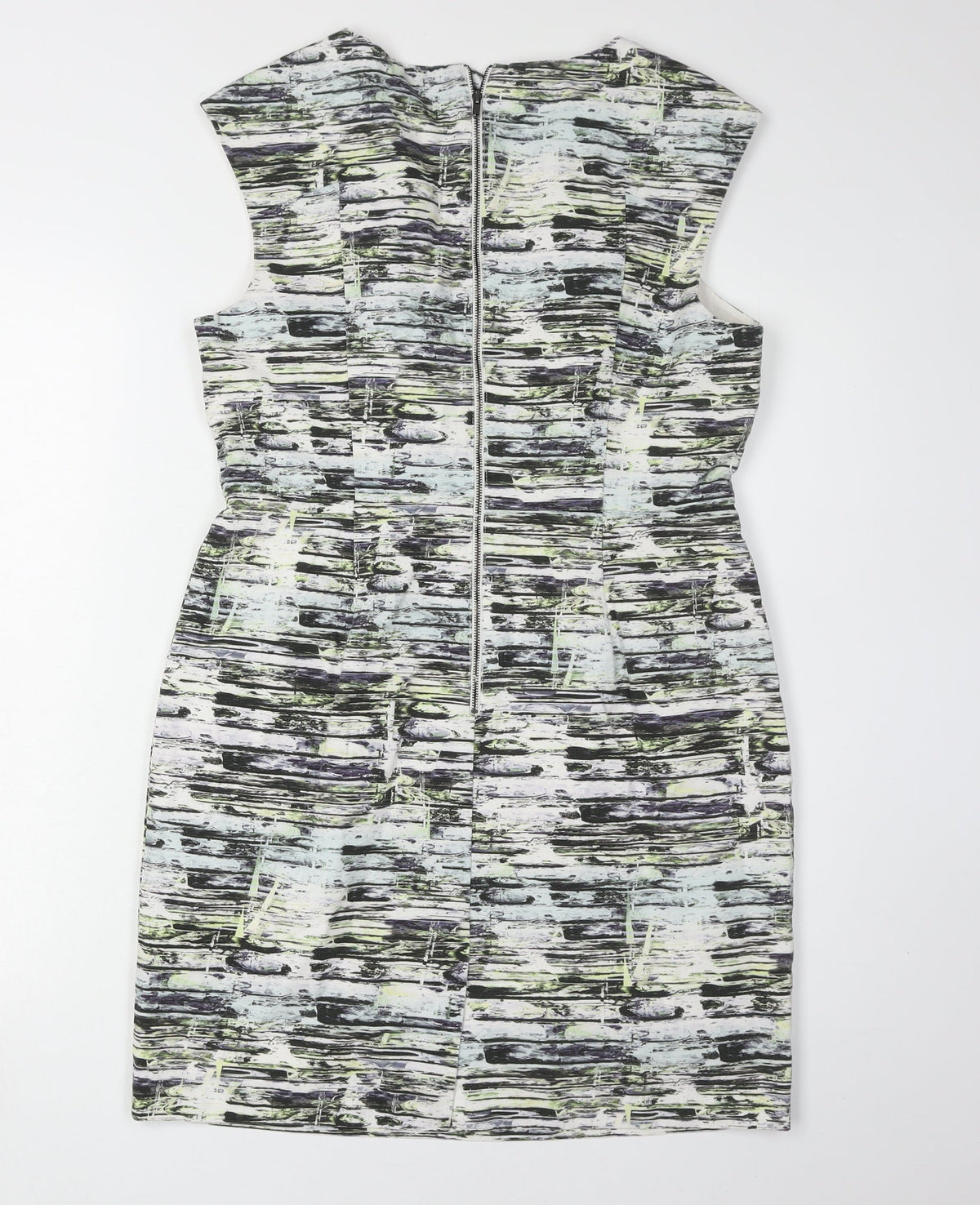 Warehouse Women's Multicoloured Sheath Dress Size 14
