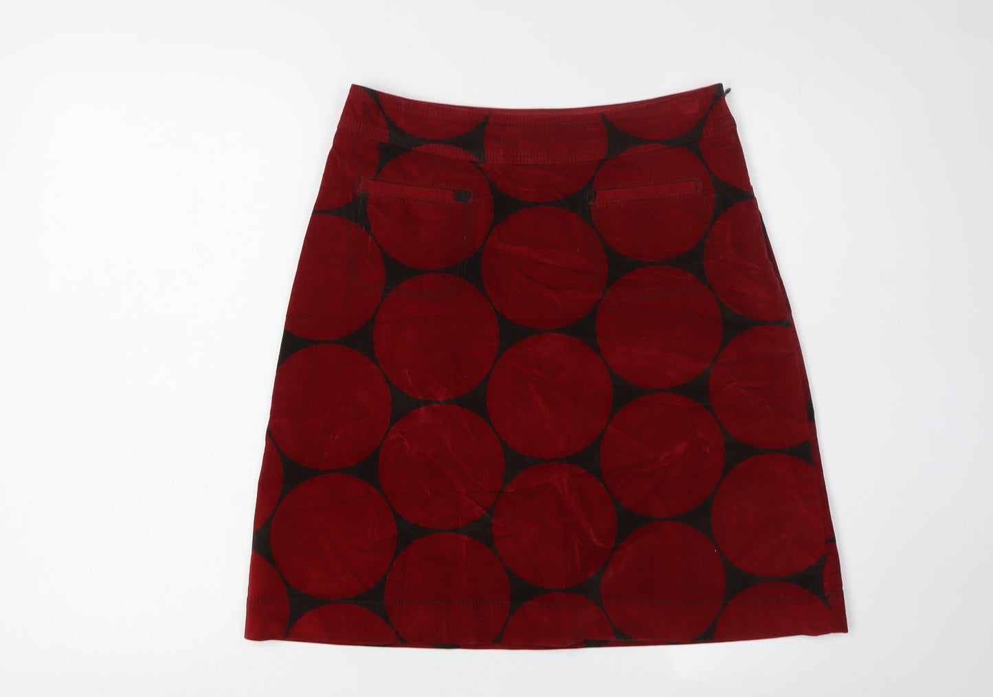Boden Women's Red Geometric Pencil Skirt Size 10L