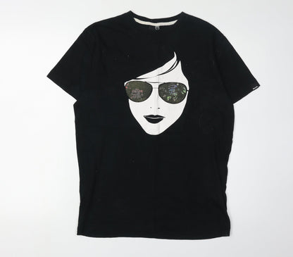 Mens UK Size M Bench Black  T-Shirt