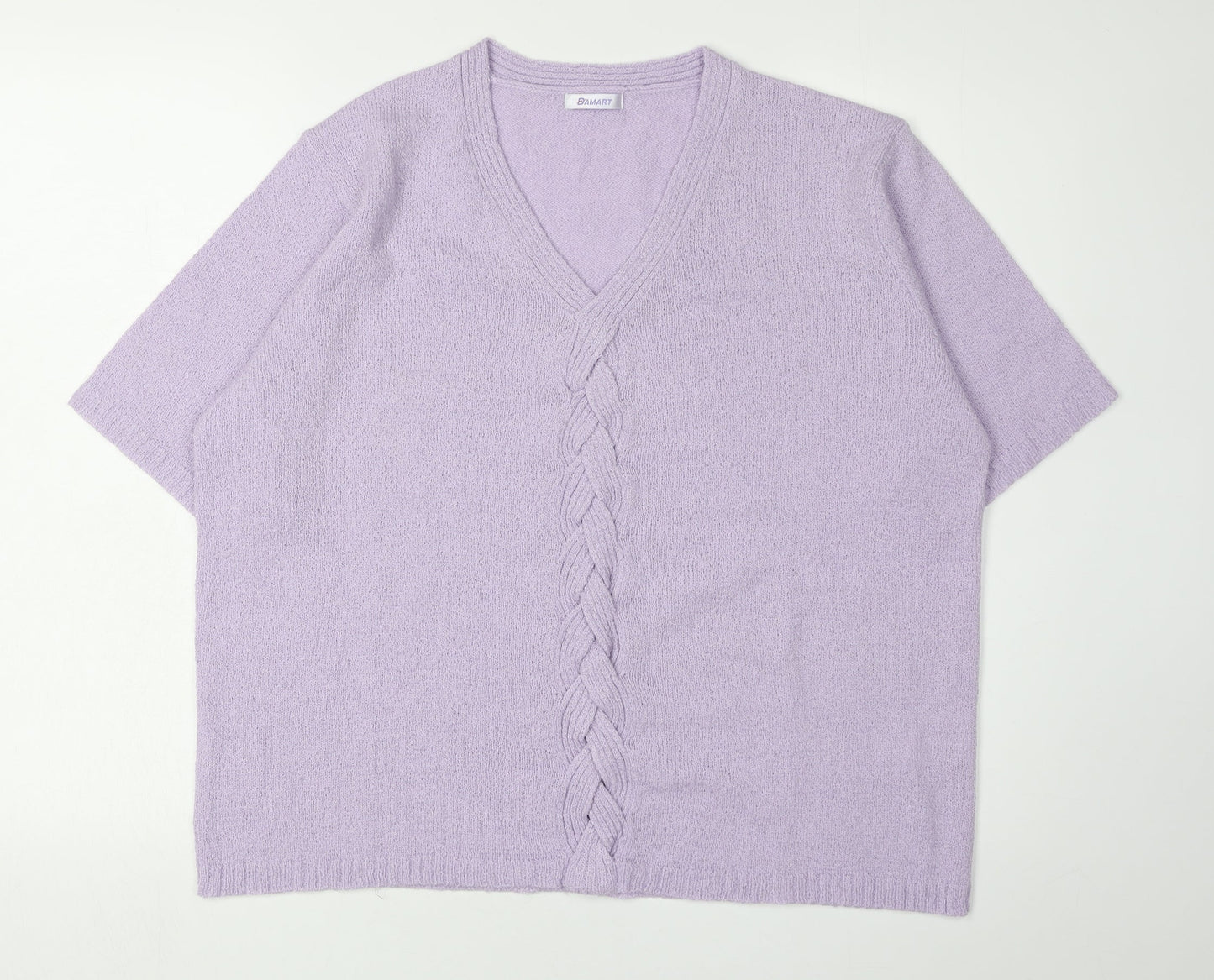 Womens UK Size L Damart Purple Pullover Jumper