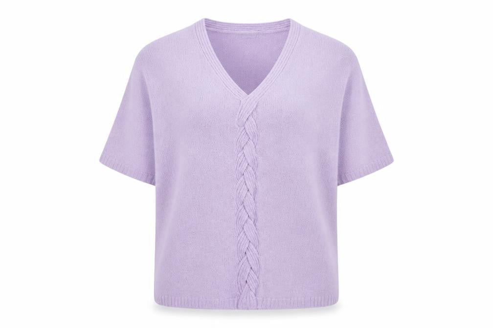 Womens UK Size L Damart Purple Pullover Jumper