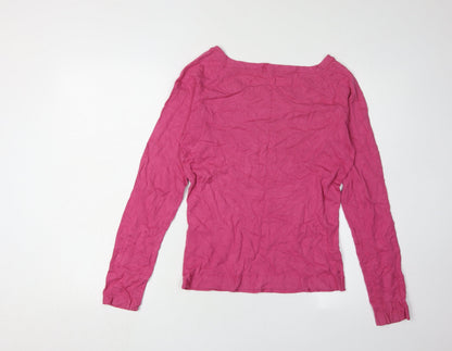 Womens UK Size 10 Ted Baker Pink Pullover Jumper