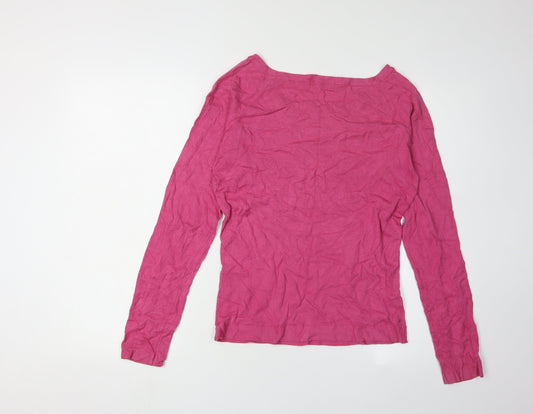 Womens UK Size 10 Ted Baker Pink Pullover Jumper