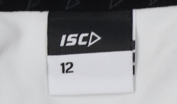 ISC Boys Black Rugby Jersey Short Sleeve Size 12