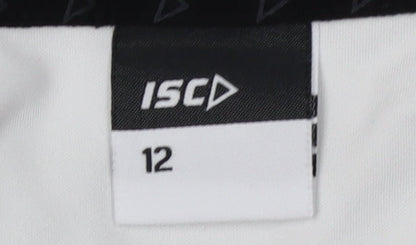 ISC Boys Black Rugby Jersey Short Sleeve Size 12