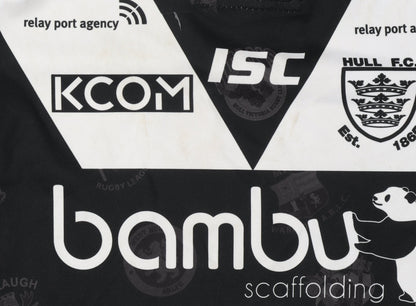 ISC Boys Black Rugby Jersey Short Sleeve Size 12