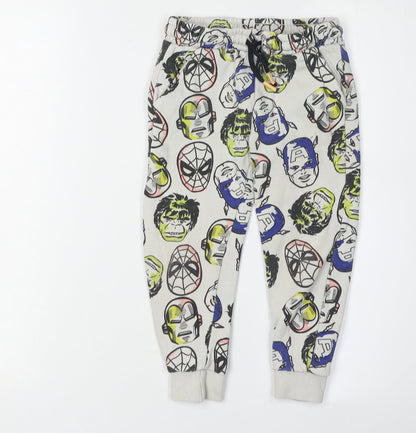 Marvel Boys Multicoloured Jogger Trousers L New