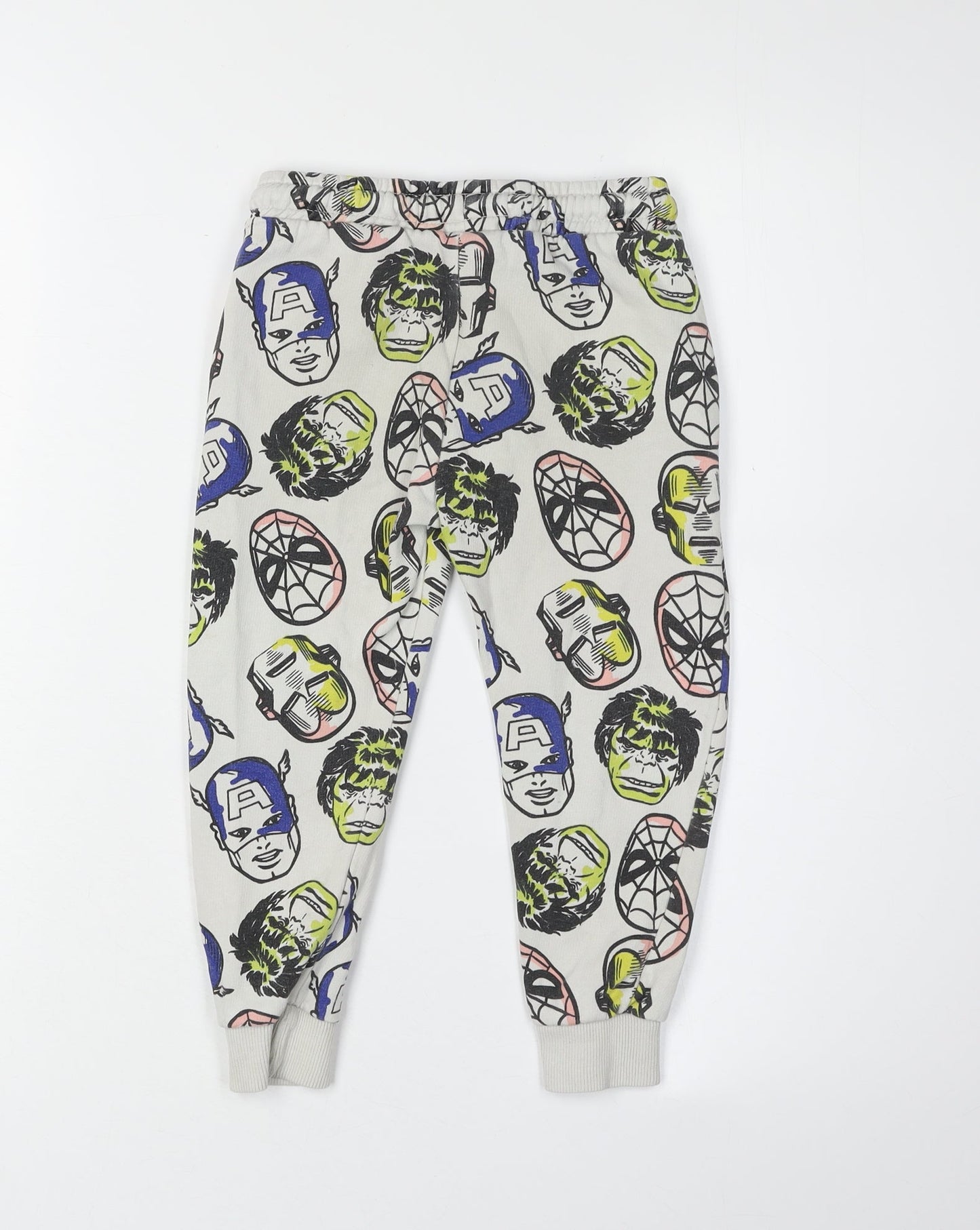 Marvel Boys Multicoloured Jogger Trousers L New
