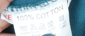 Diadora Men's Blue XL Polo Shirt Short Sleeve