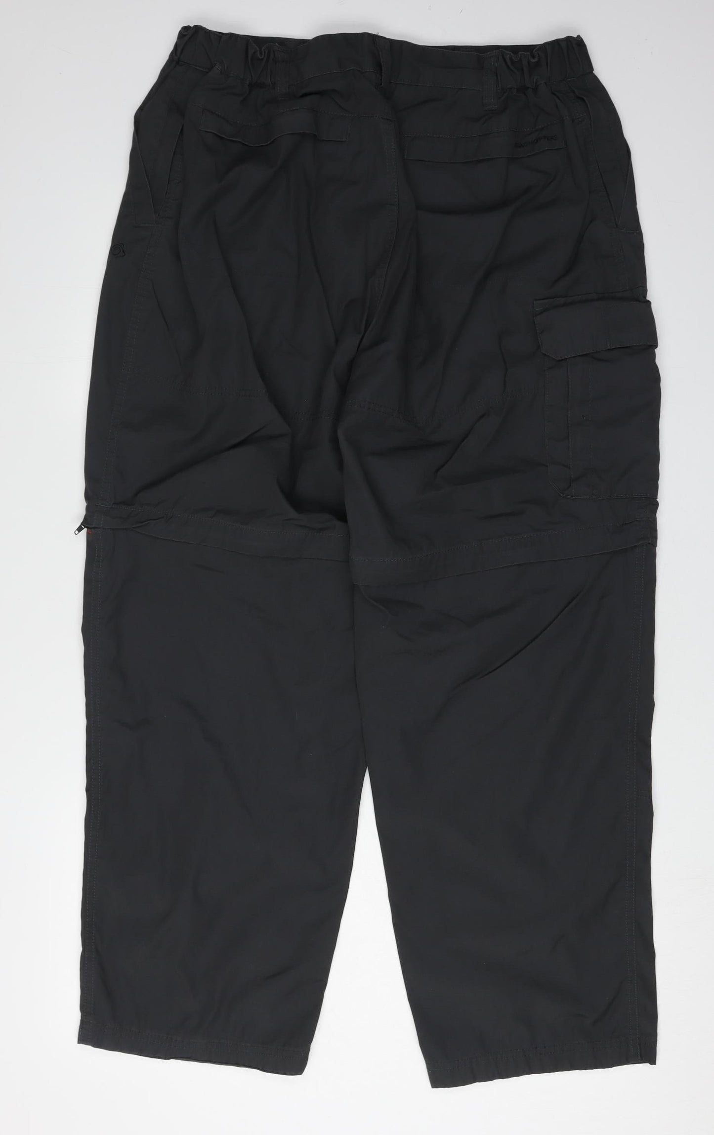 Craghoppers Men's Black Convertible Rain Trousers, Size S