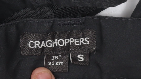 Craghoppers Men's Black Convertible Rain Trousers, Size S