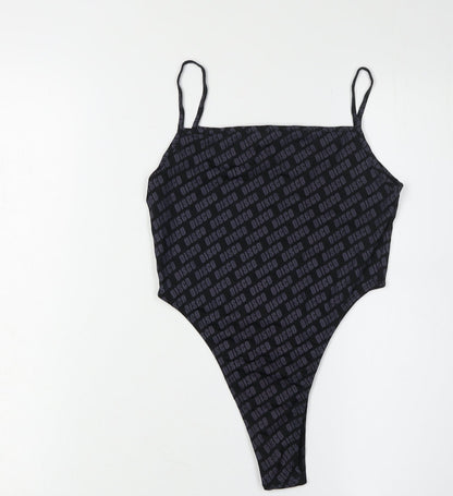 Motel Women's Black Bodysuit XS - Elegant Slim Fit