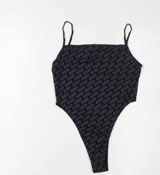 Motel Women's Black Bodysuit XS - Elegant Slim Fit