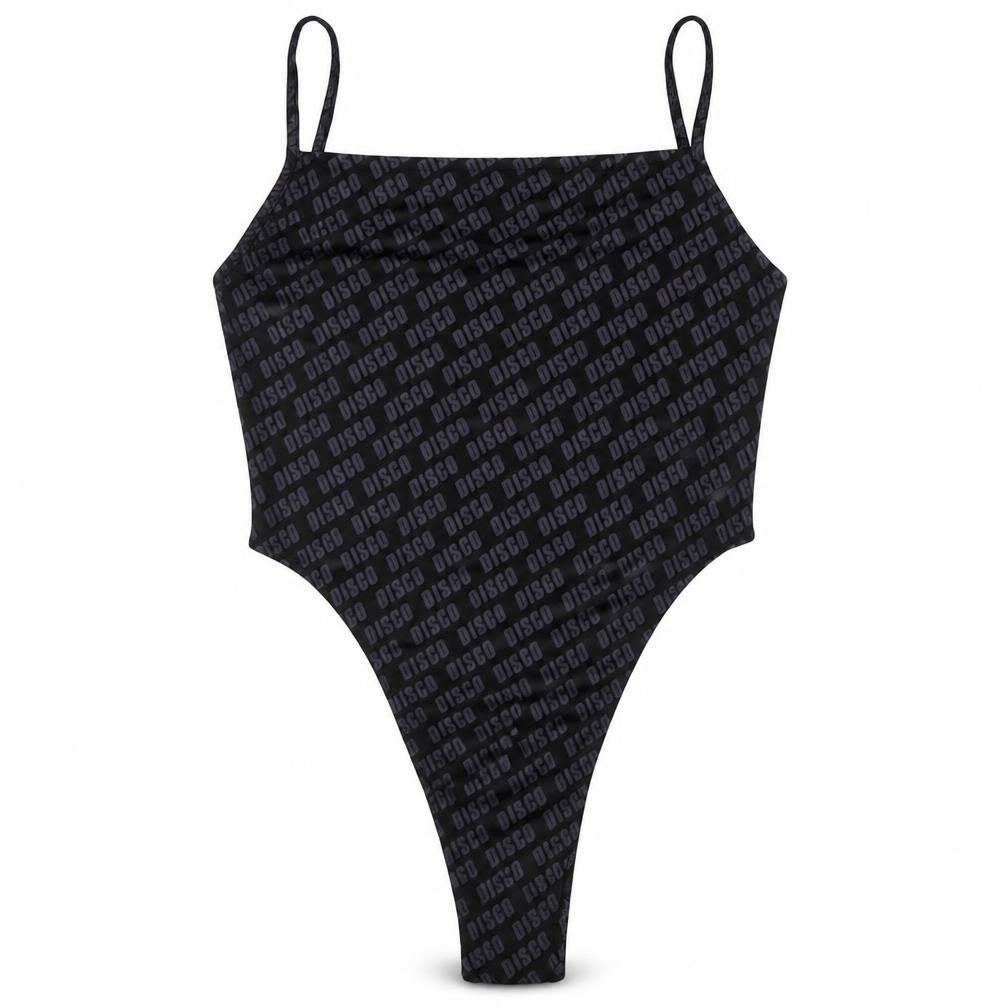 Womens UK Size XS Motel One-Piece Black Bodysuit