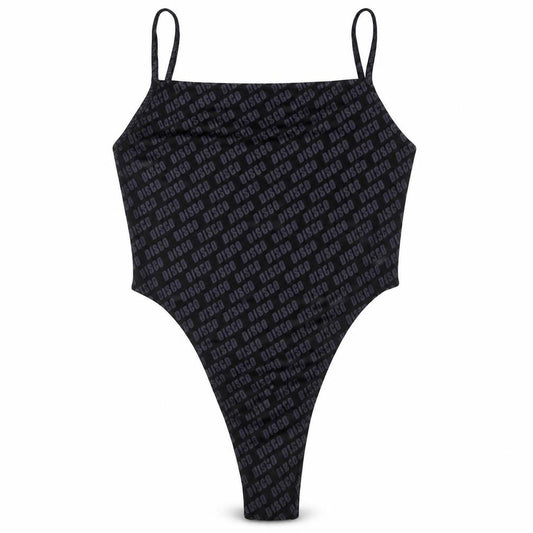 Womens UK Size XS Motel One-Piece Black Bodysuit