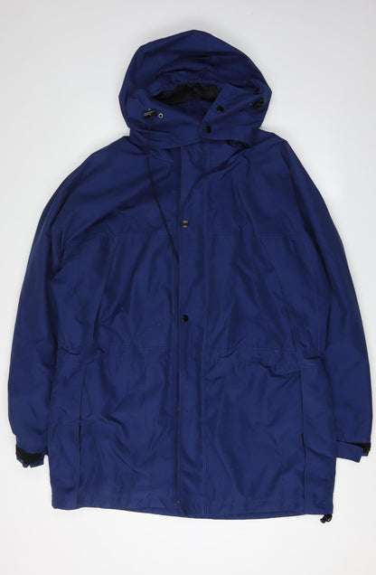 Mens UK Size M Element II Blue Parka Coat