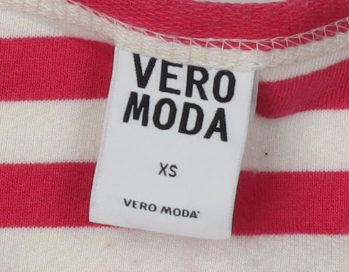 Womens UK Size XS VERO MODA Red Pullover Jumper