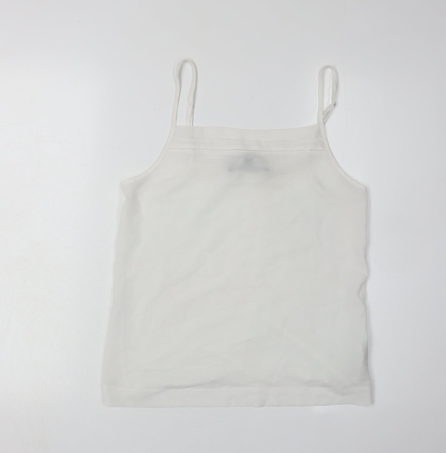 Womens UK Size S French Connection White Camisole Tank