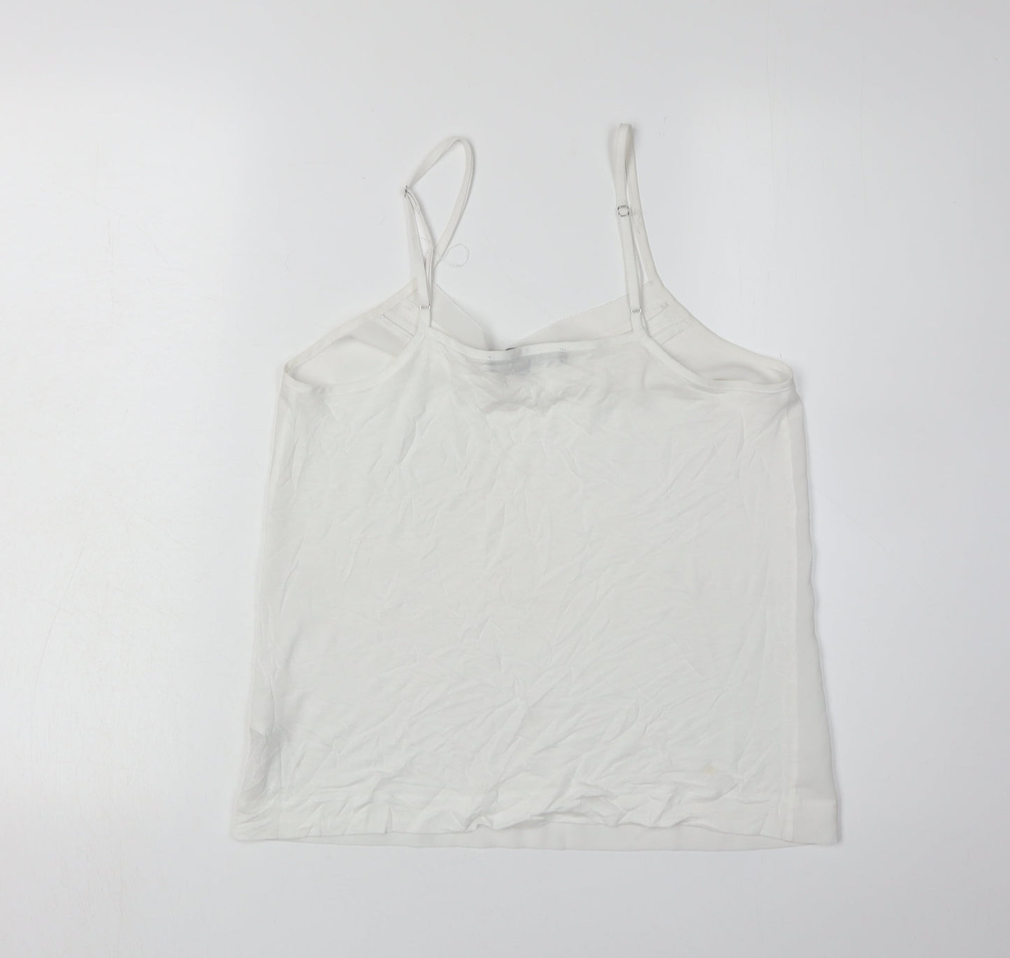 Womens UK Size S French Connection White Camisole Tank