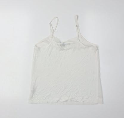 Womens UK Size S French Connection White Camisole Tank