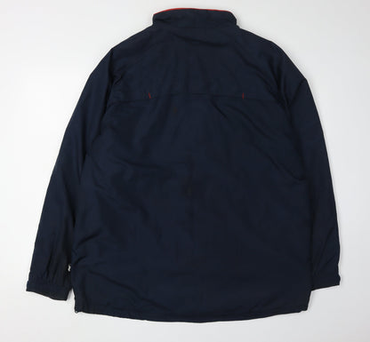 Mens UK Size 2XL Burdda Sport Blue Varsity Jacket