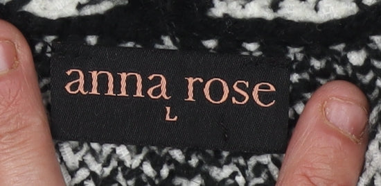 Womens UK Size L Anna Rose Multicoloured Cardigan Jumper