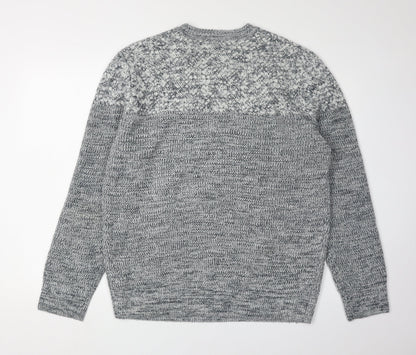 Red Herring Men's Large Grey Pullover Jumper