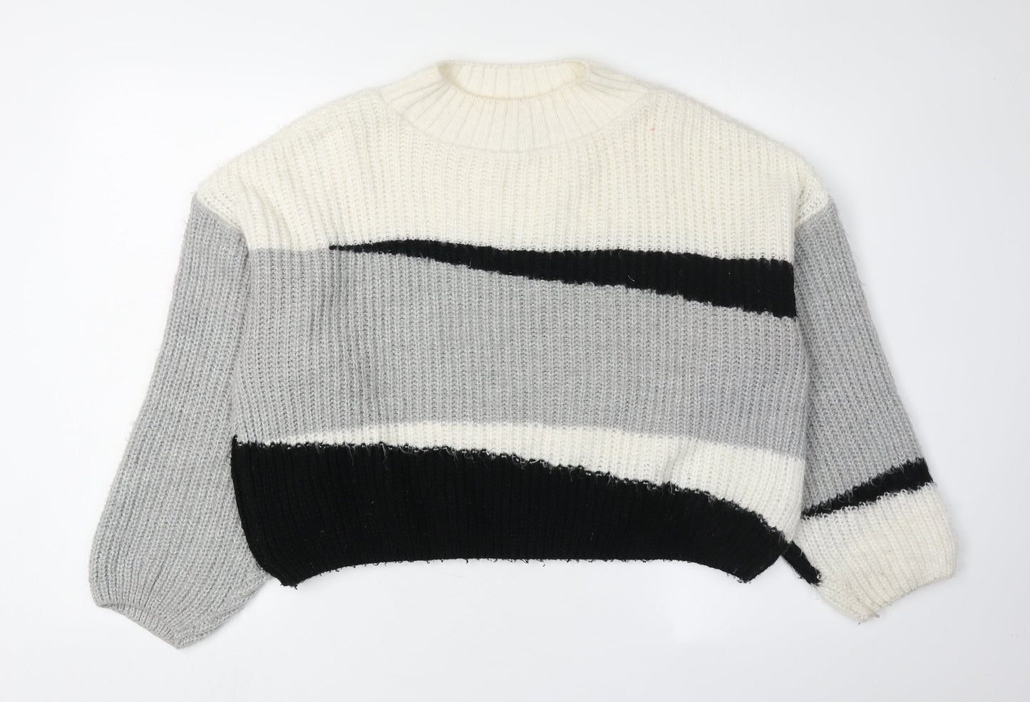 Womens UK Size S Topshop Multicoloured Pullover Jumper