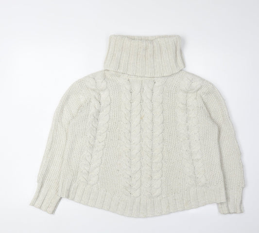 Womens UK Size 12 Debenhams Ivory Pullover Jumper