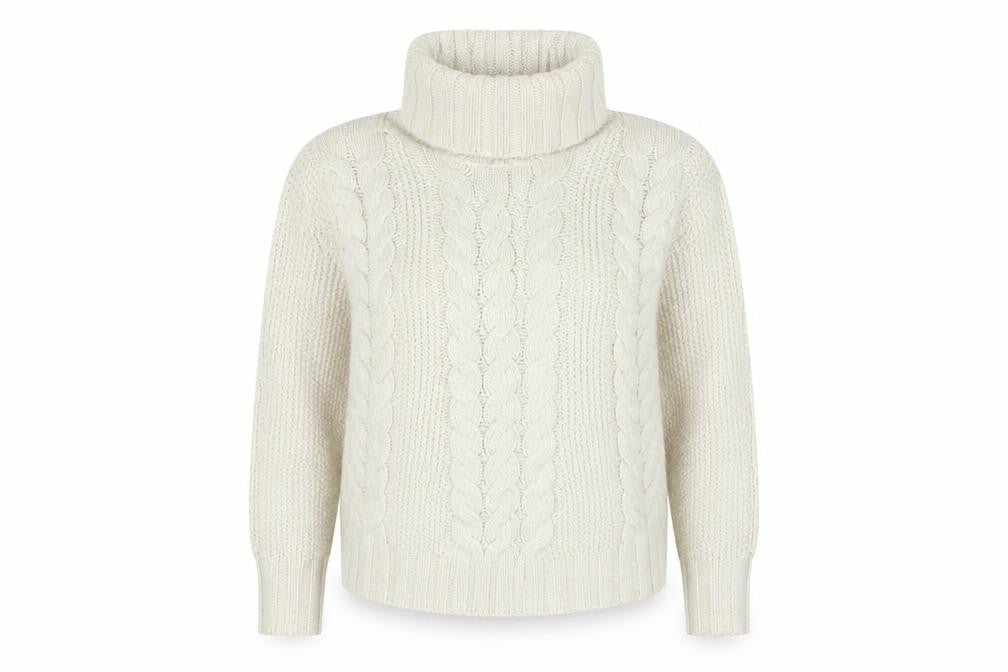 Womens UK Size 12 Debenhams Ivory Pullover Jumper