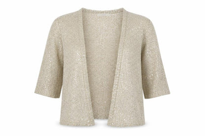 Womens UK Size 10 Marks and Spencer Beige Cardigan Jumper