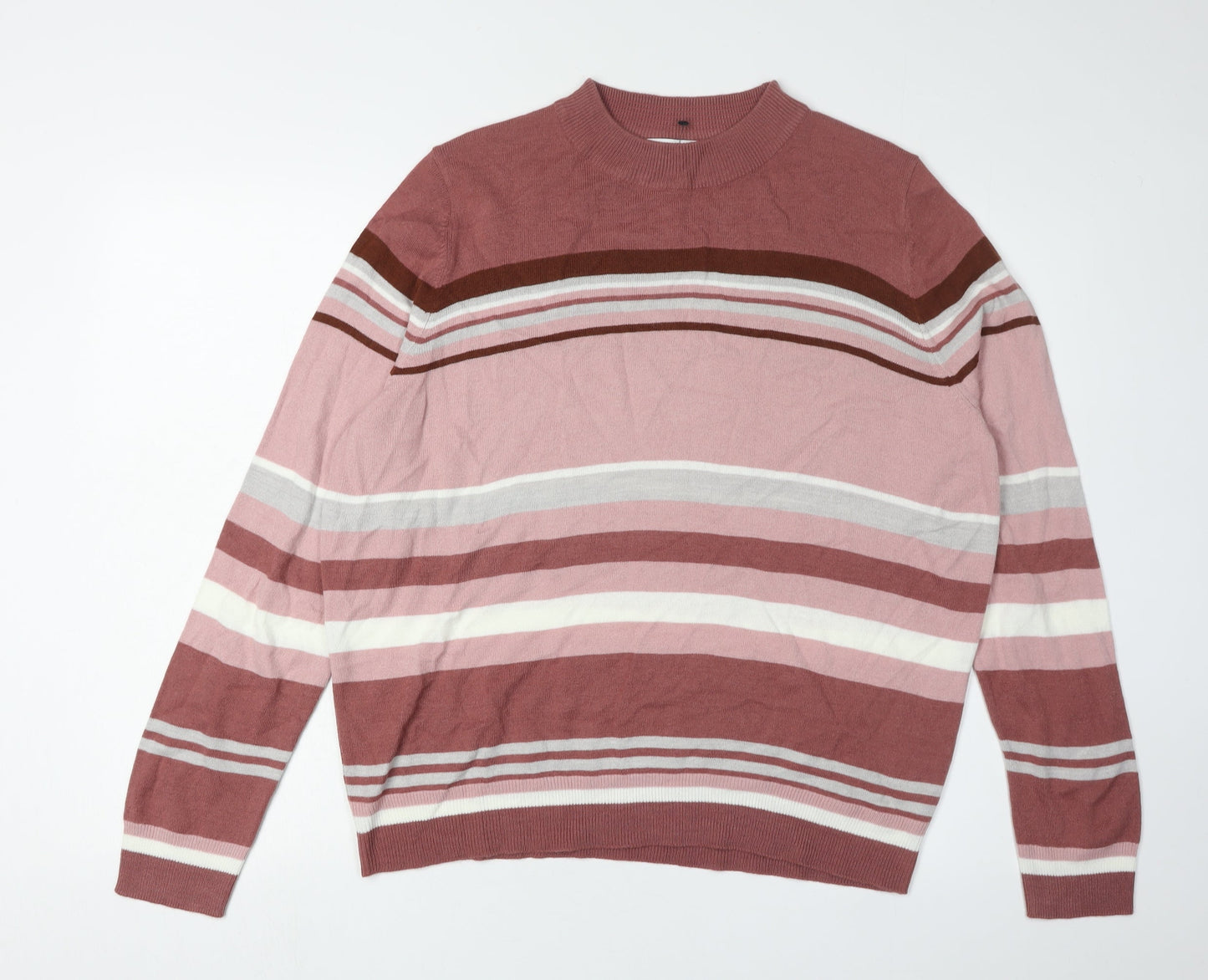 Womens UK Size 18 Marks and Spencer Pink Pullover Jumper