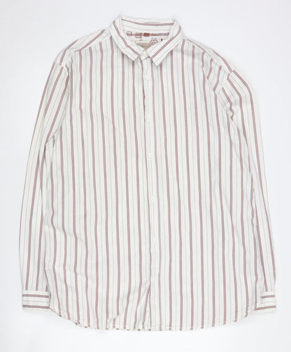 Rocha John Rocha Men's Multicoloured Striped Shirt L