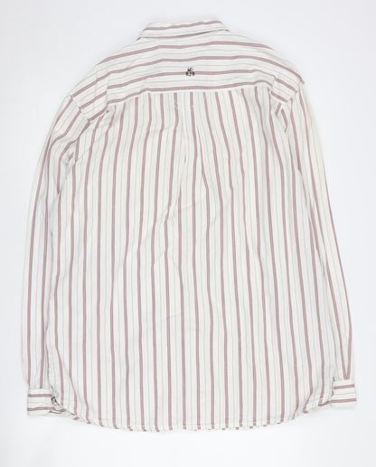 Rocha John Rocha Men's Multicoloured Striped Shirt L