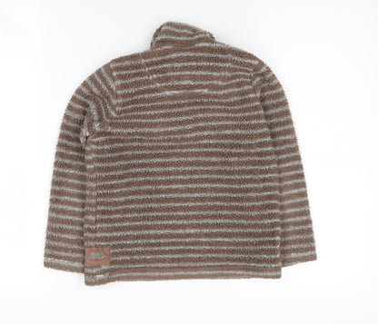 Joules Girls Brown Striped Sweatshirt, 5Y, Autumn/Winter