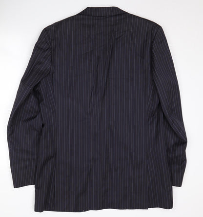 Mens UK Size 42 St. George by Duffer Regular Blue Suit Jacket
