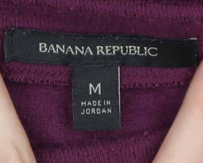 Banana Republic Women's Purple Pullover Jumper M