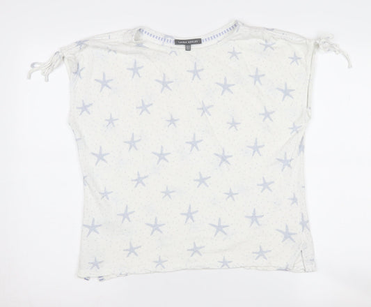 Laura Ashley Women’s Ivory Star UK 10 Top