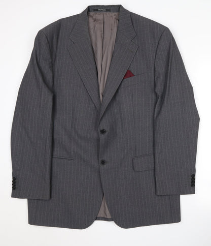 Mens UK Size 44 Baumler Regular Grey Suit Jacket