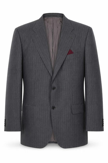 Bäumler Classic Grey Striped Suit Jacket, size 44.