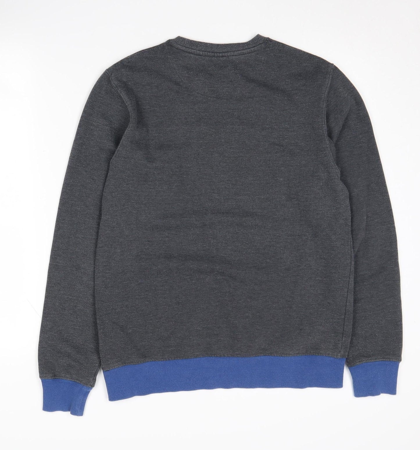 Mens UK Size S Bench Grey Pullover Sweatshirt