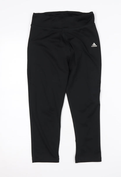 Adidas Women Black XS Leggings Activewear
