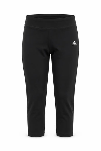 Front view of Adidas Women Black XS Leggings Activewear