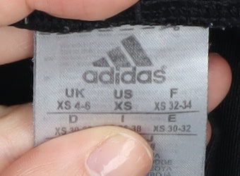 Adidas Women Black XS Leggings Activewear