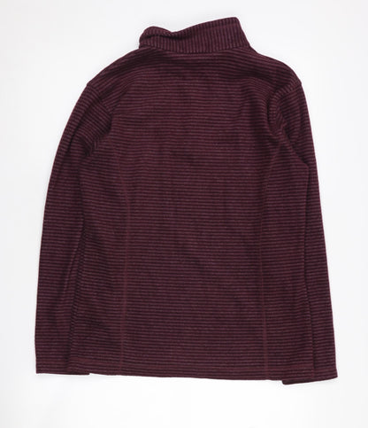 Regatta Women's Red Henley Sweatshirt Size 10, 1/4 Zip